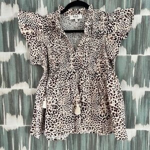 Sea New York - Flutter Sleeve Top